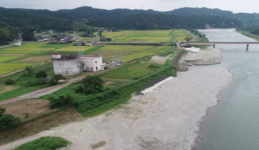 神通川・葛原地区堤防強化及び河道内整備工事