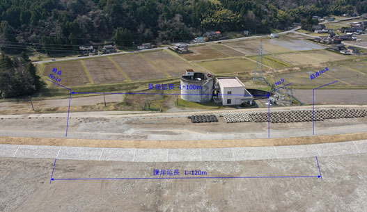 神通川・葛原地区堤防強化及び河道内整備工事