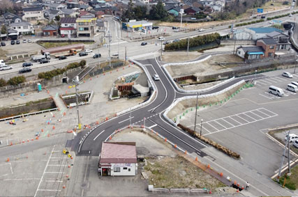 粟島地区道路改良その2工事 完工