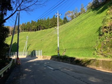 2024年12月、一般県道小野上渡線道路災害復旧落石防護柵工工事 完工