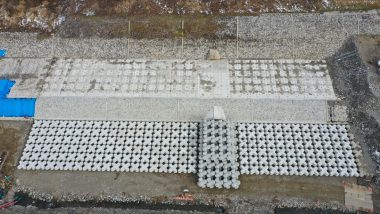 ２０２６年２月、常願寺川・日置護岸その８工事　完工